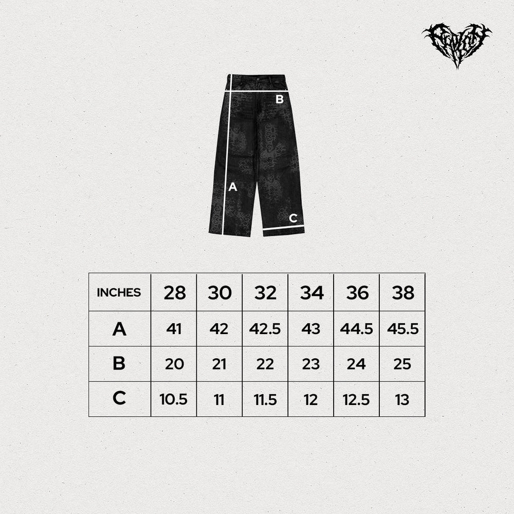 “Abstract” Jeans (Black)