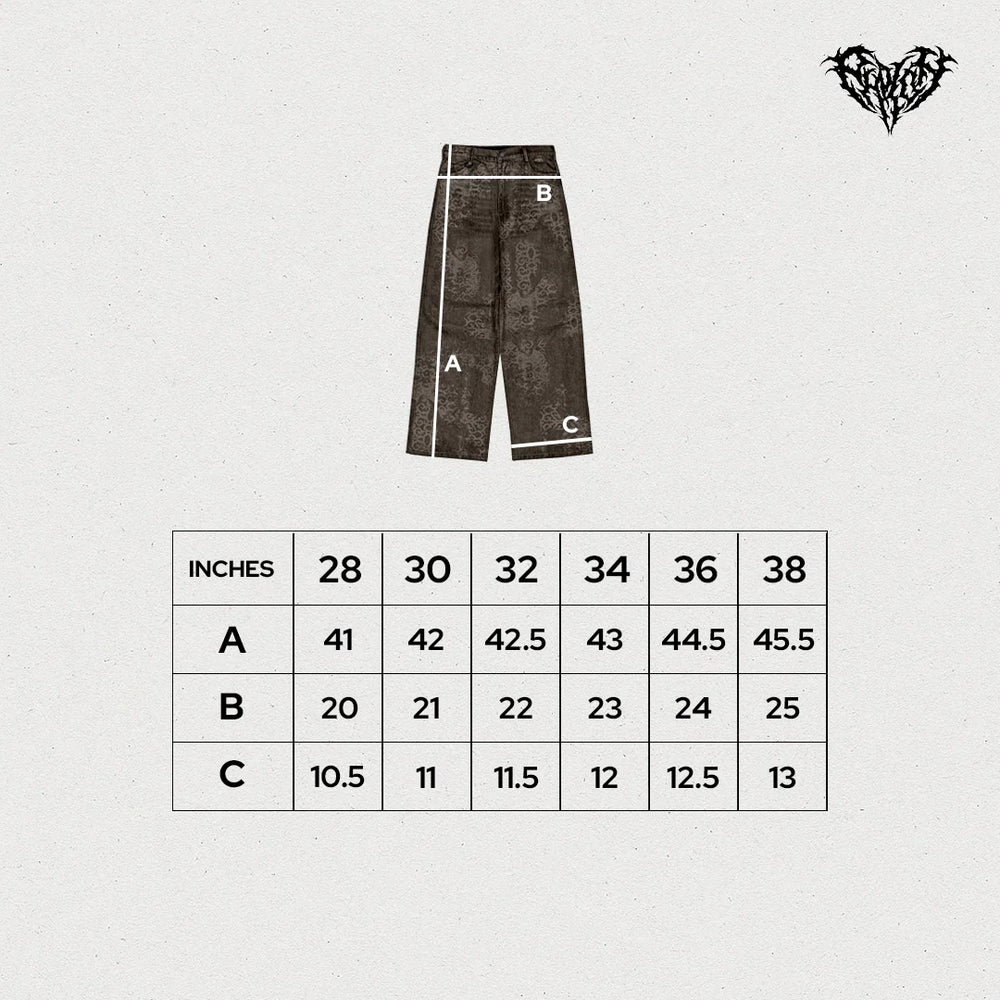“Abstract” Jeans (Olive)