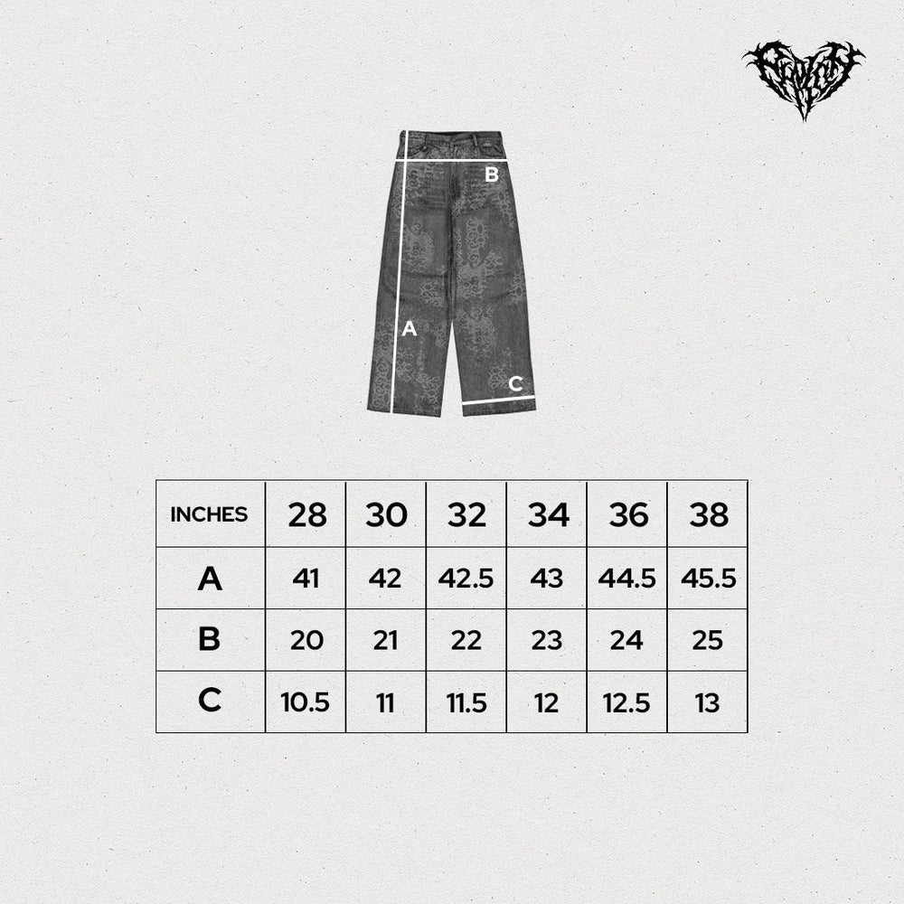 “Abstract” Jeans (Grey)