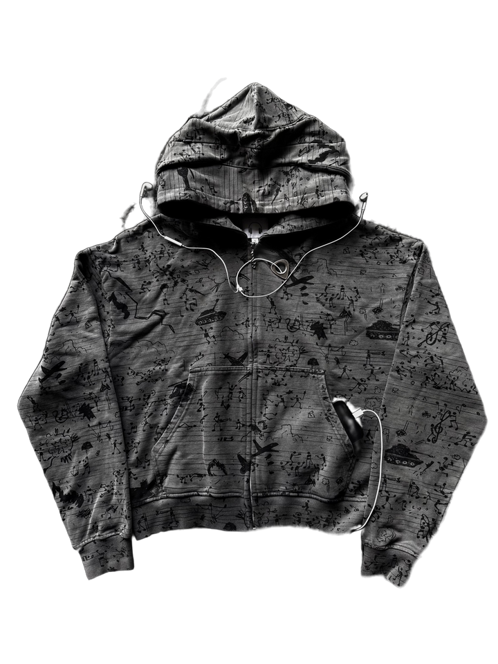 “Warchestra” Zip-Up (Grey)
