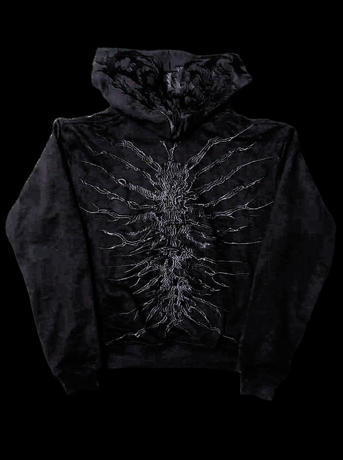 “Ghoul” Zip-Up (Black)