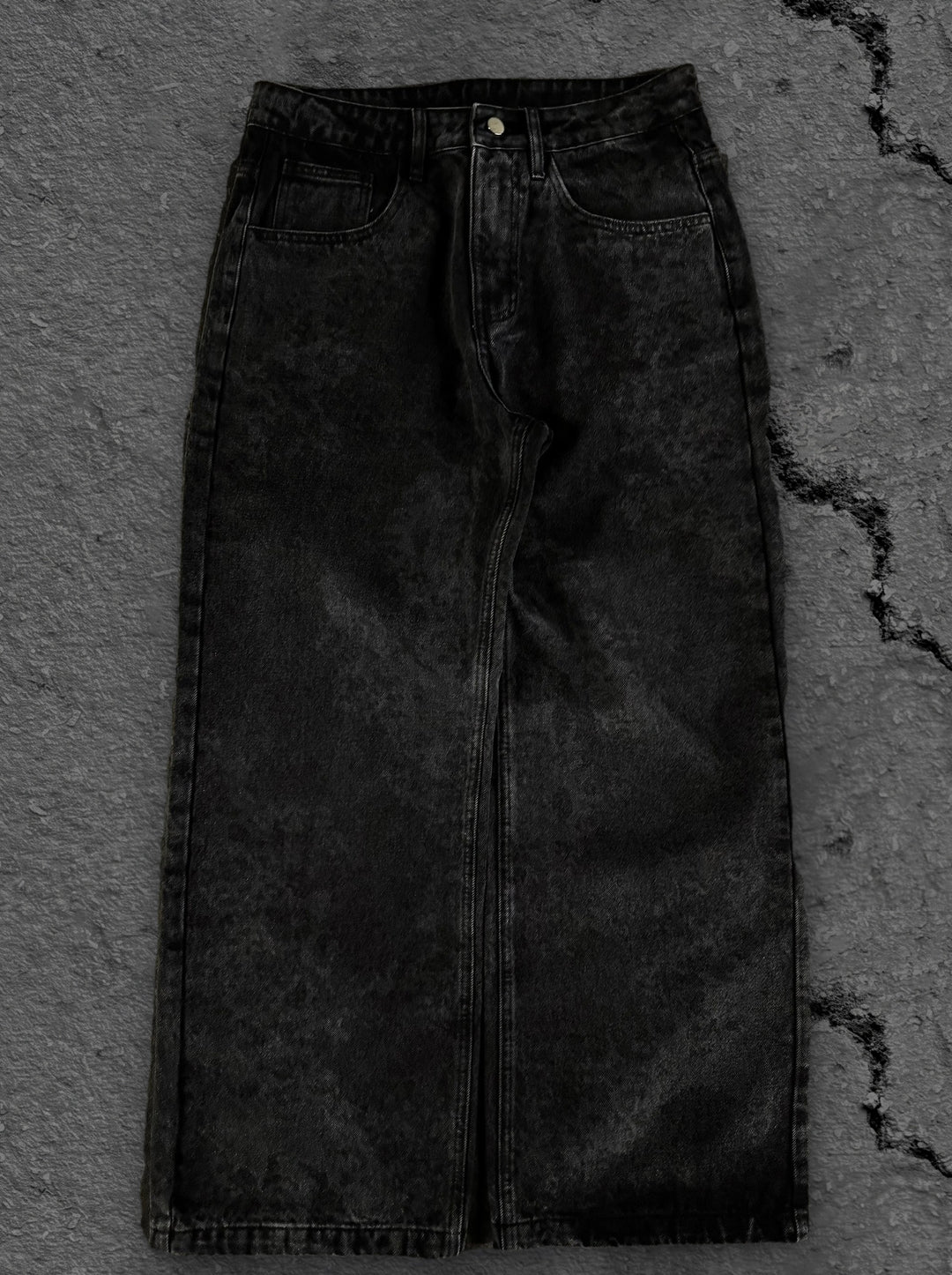 abstract jeans black