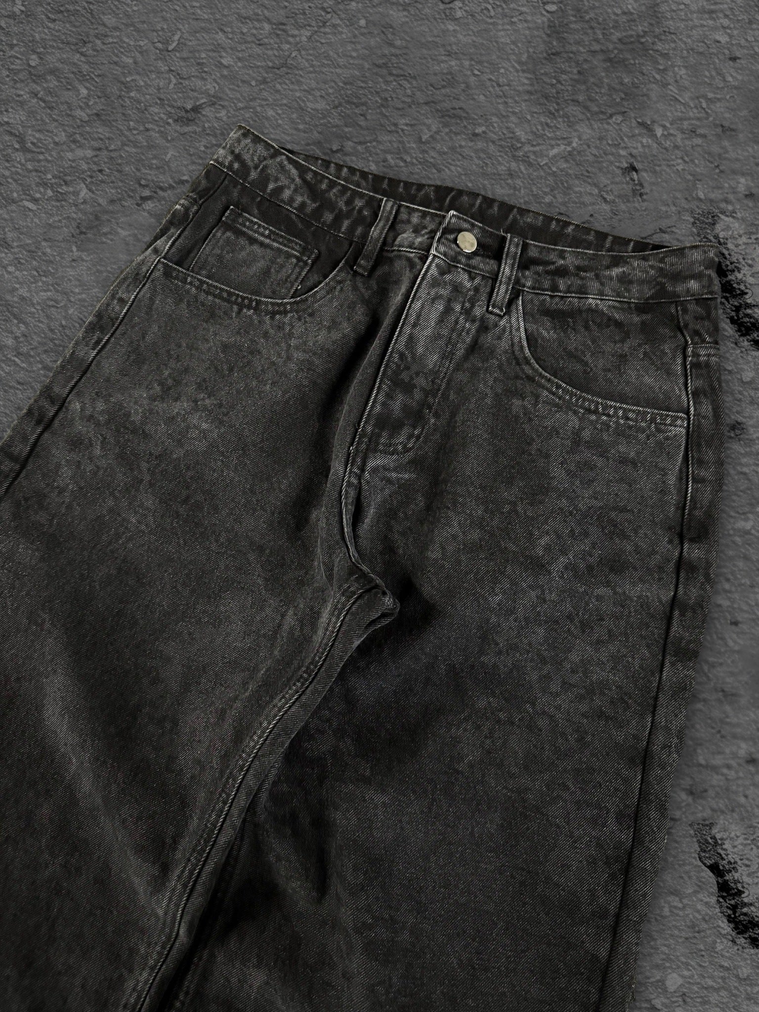 Abstract” Jeans (Black) – pholoh
