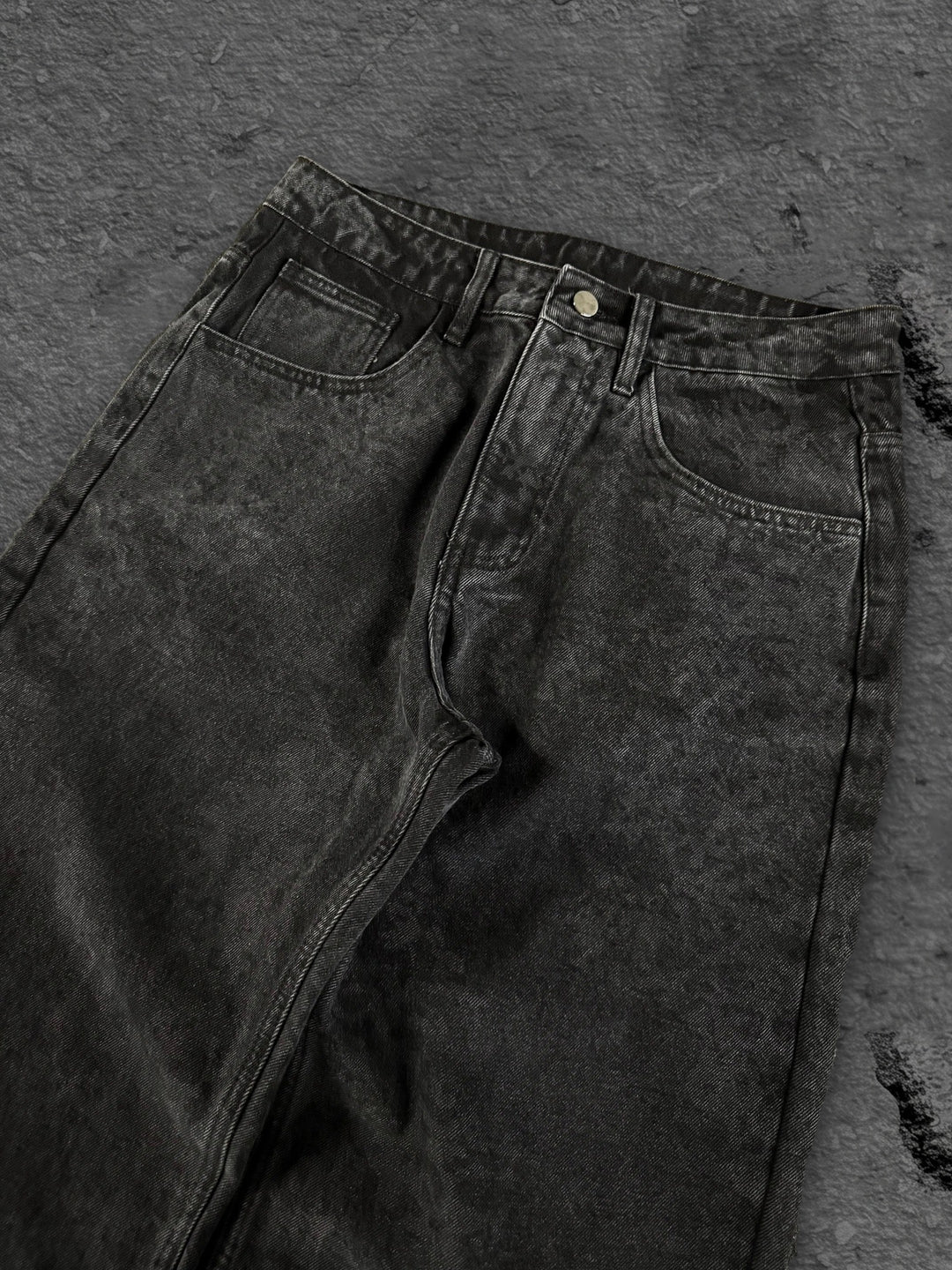 abstract jeans black