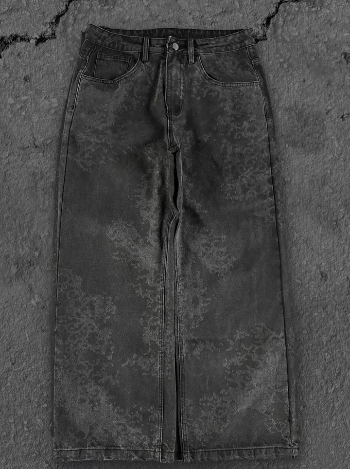 abstract jeans grey