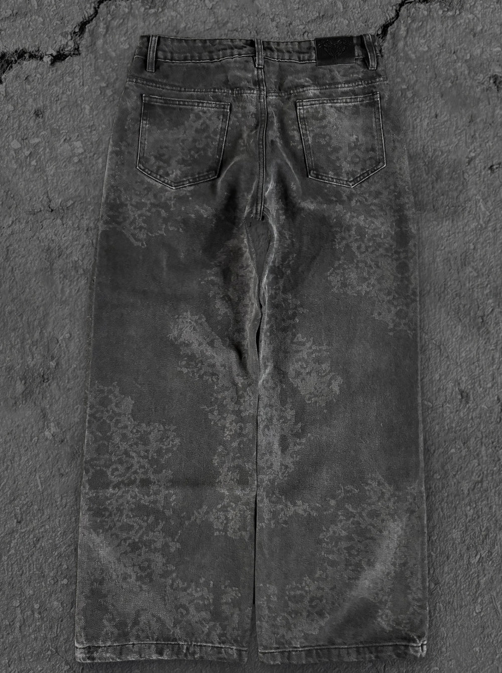 abstract jeans grey