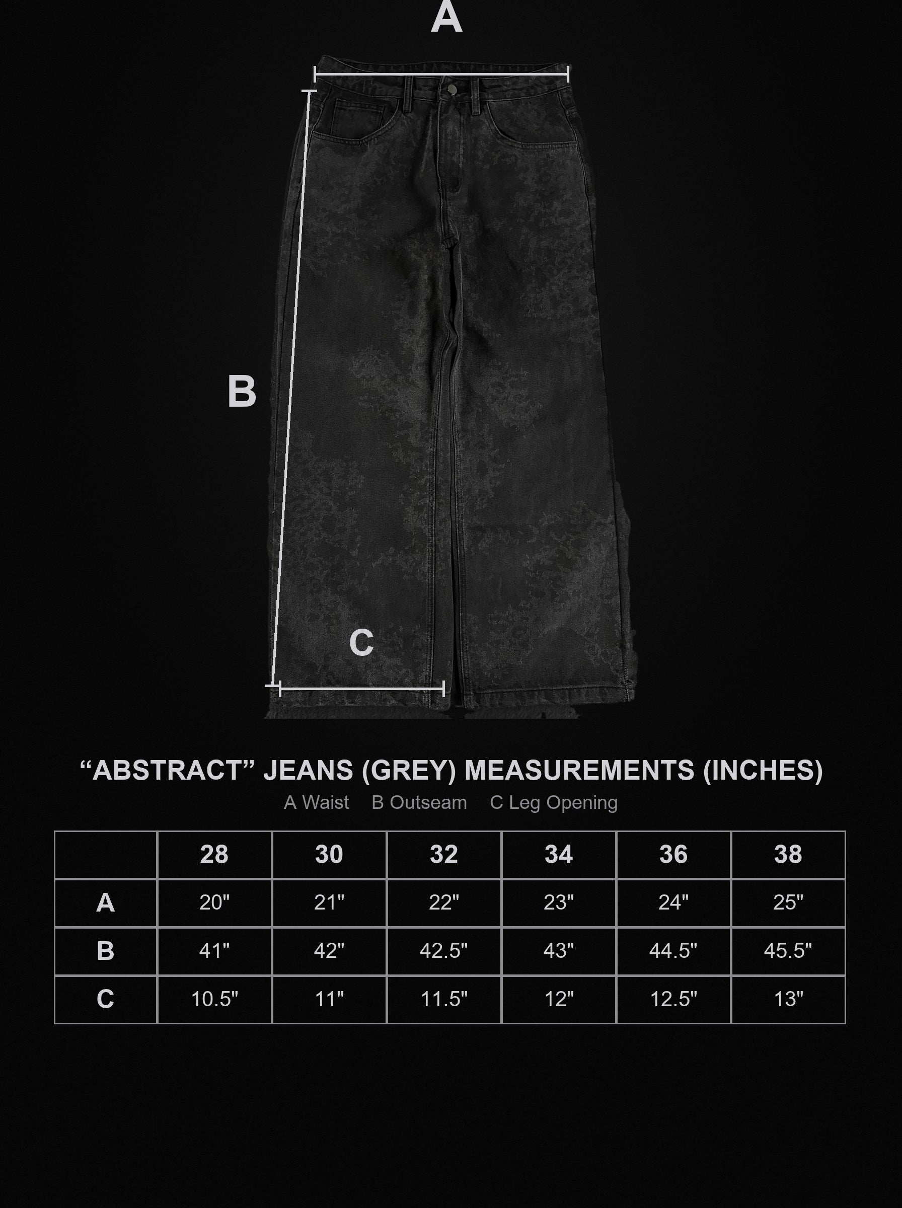 abstract-jeans-grey size chart