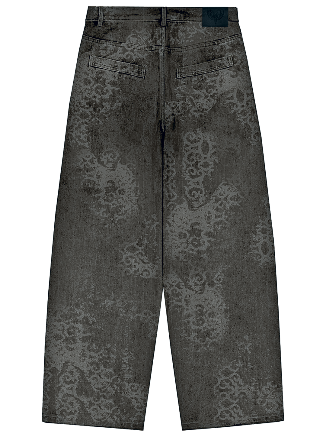 Abstract Jeans Olive back