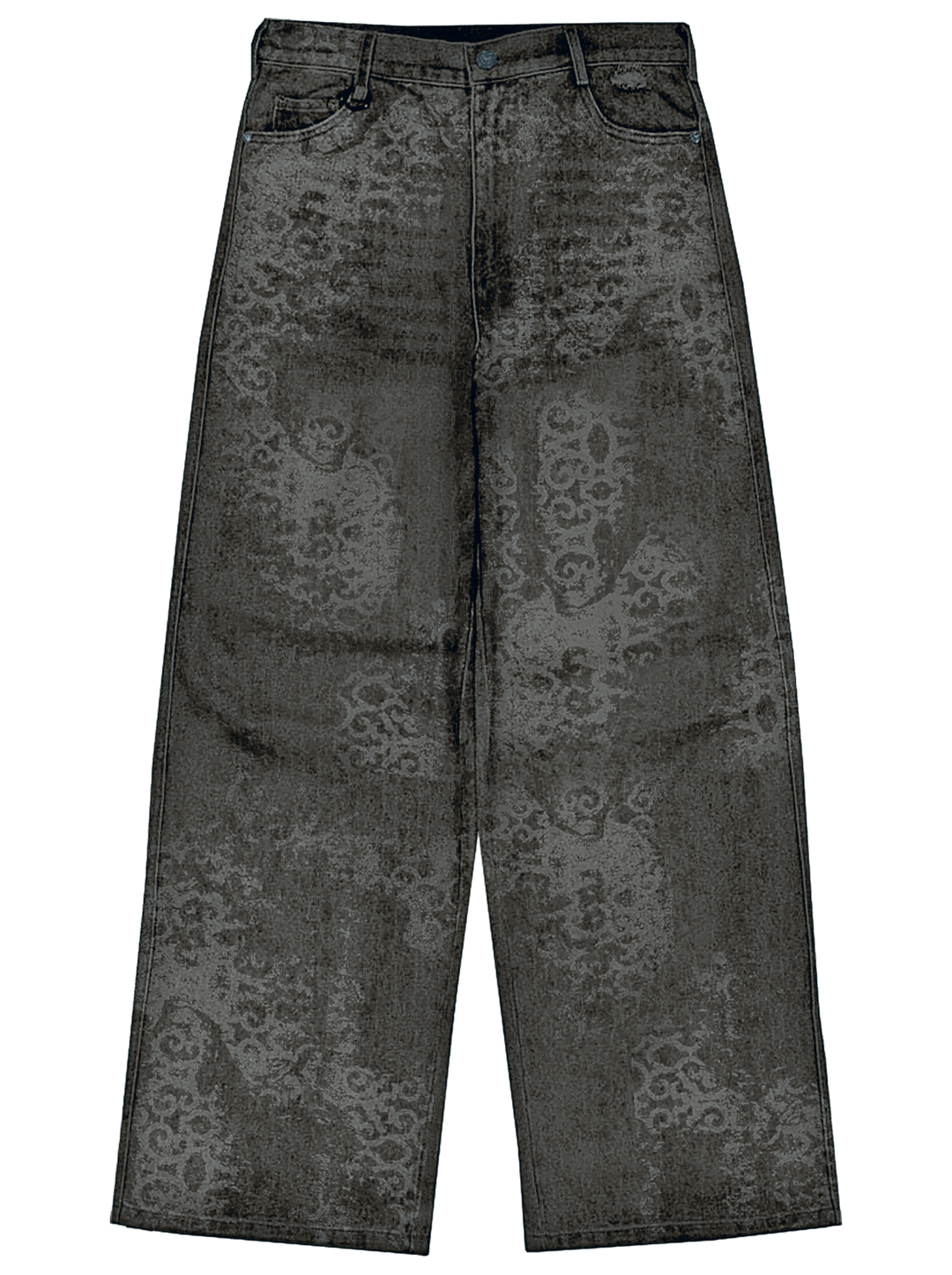 Abstract Jeans Olive front