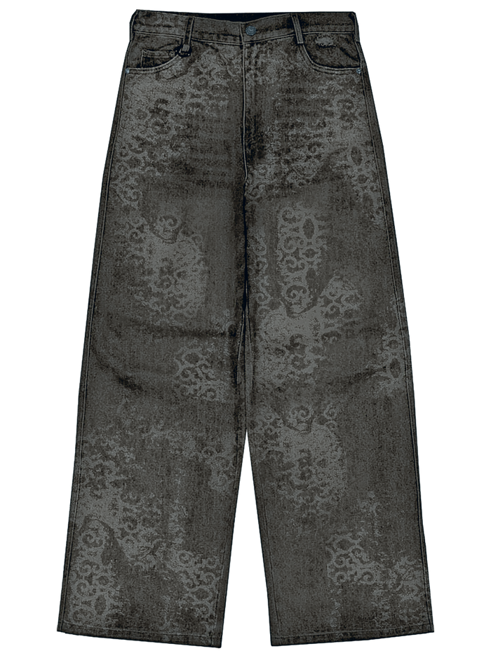 “Abstract” Jeans (Olive)