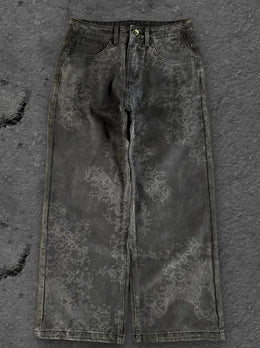 “Abstract” Jeans (Olive)