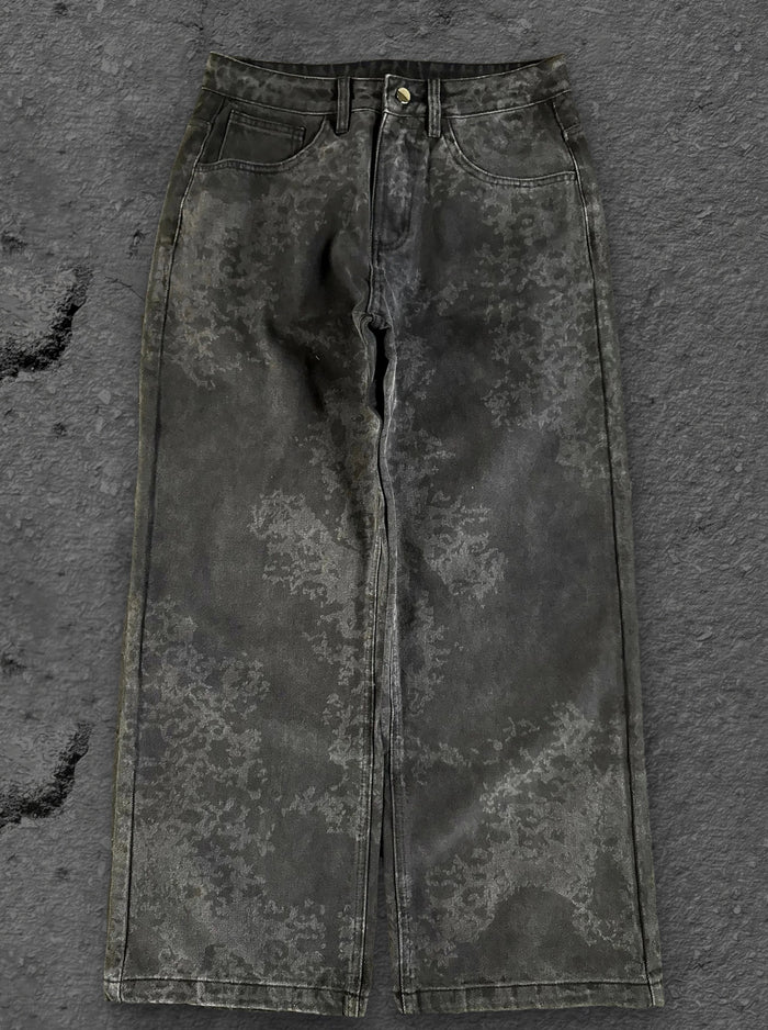 “Abstract” Jeans (Olive)