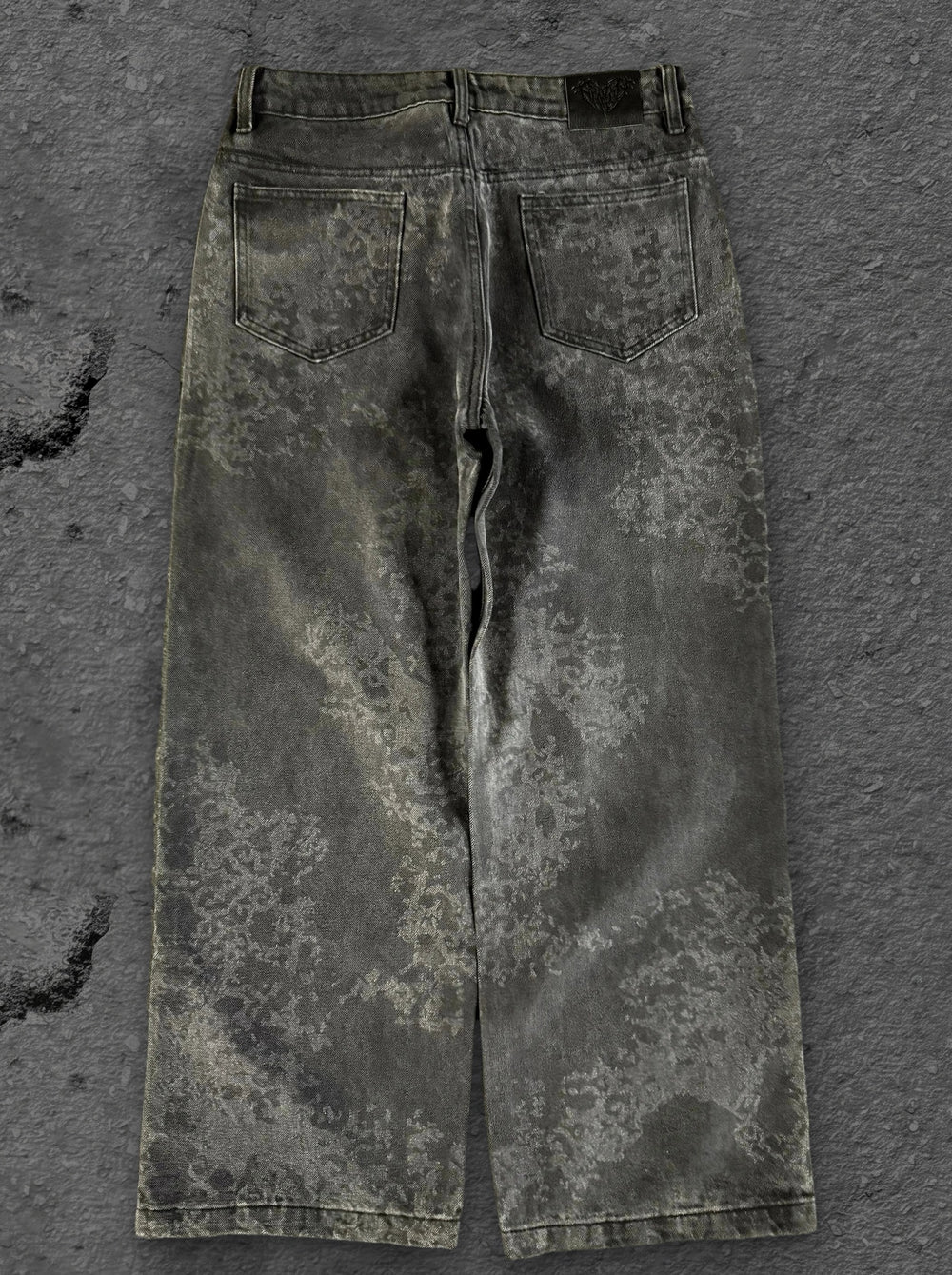 abstract jeans olive