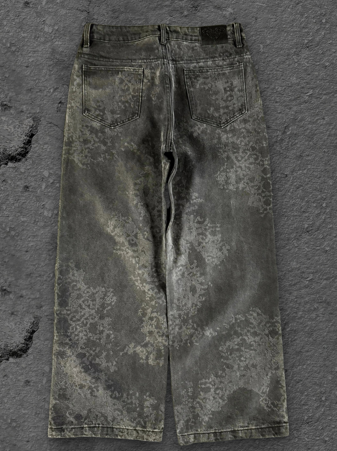 abstract jeans olive