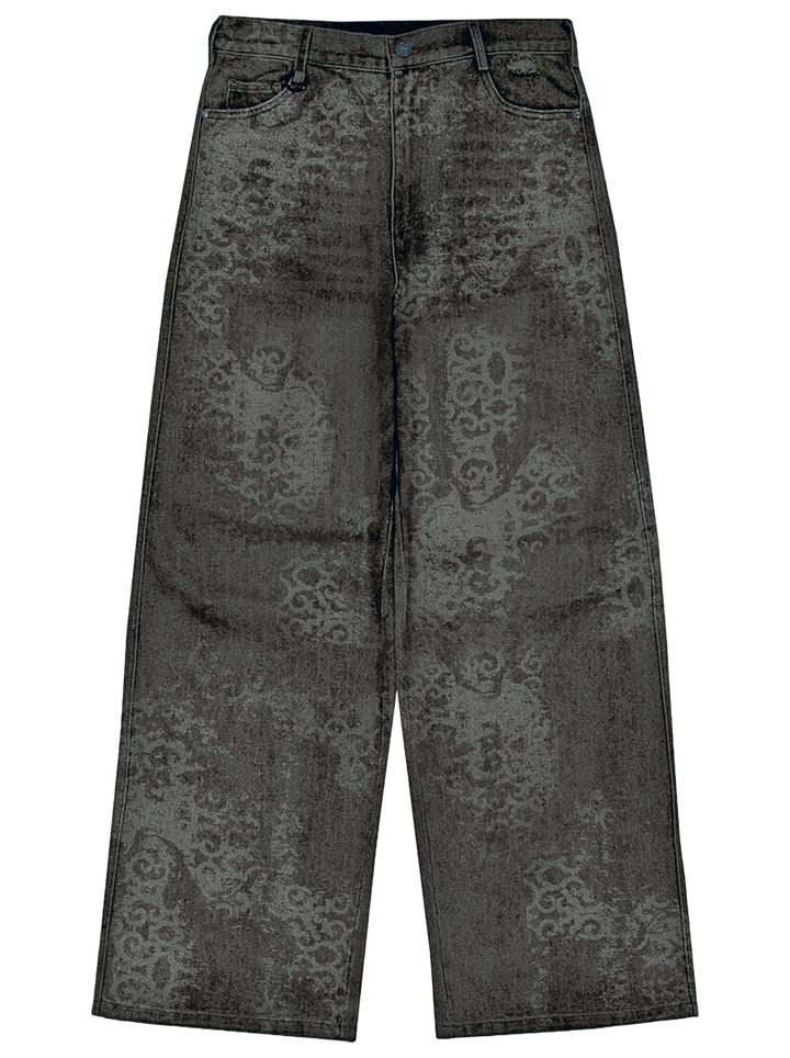 “Abstract” Jeans (Olive)