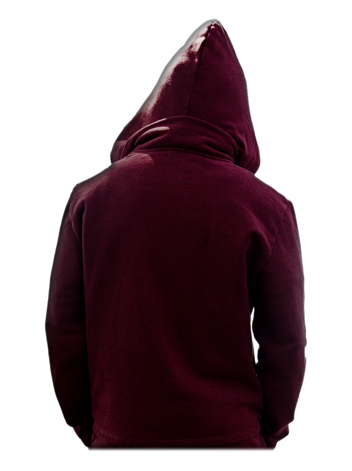 Aka Jacket (Blood), back, on model