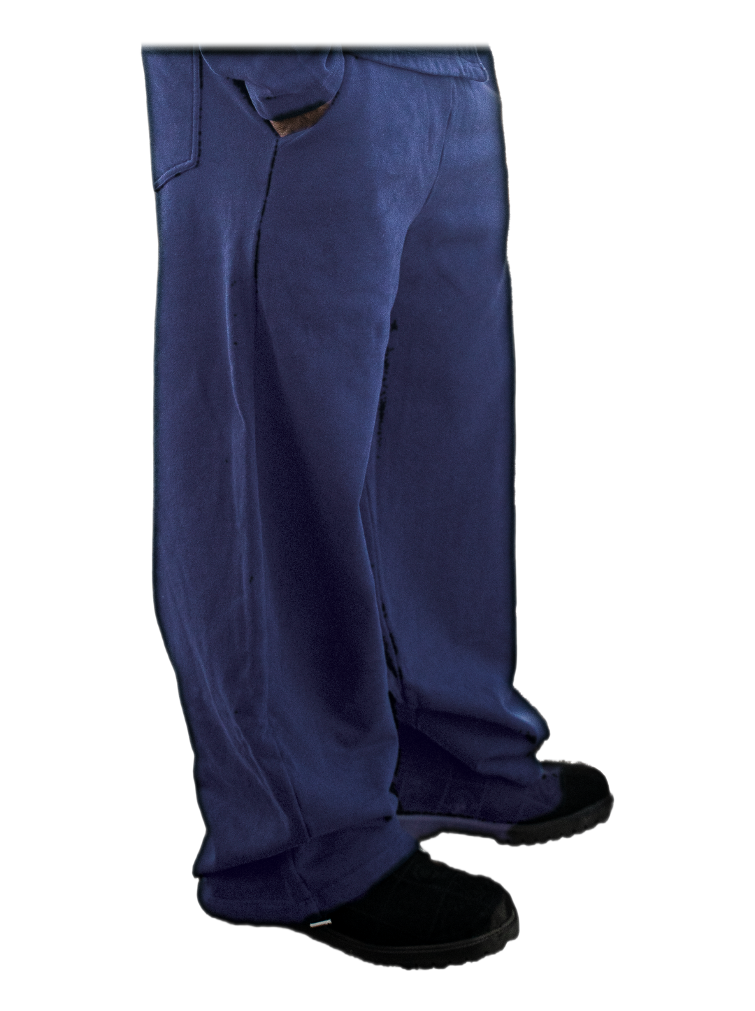 Ao Sweats (Navy), front, on model