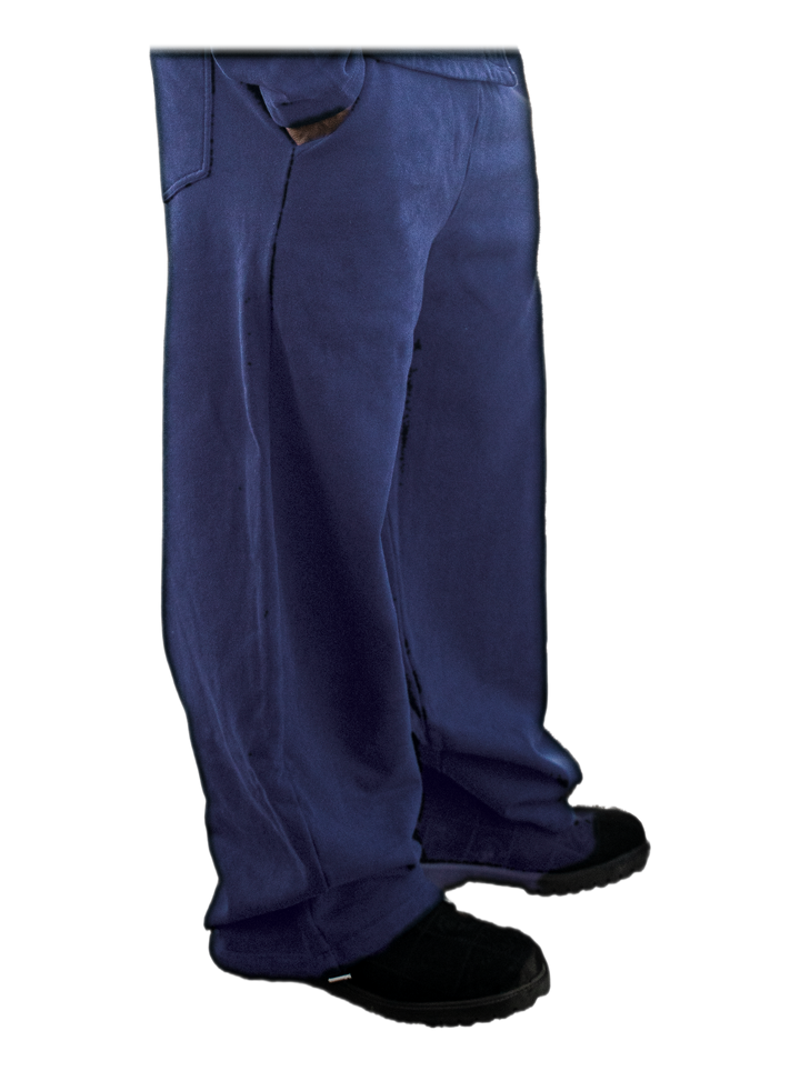 Ao Sweats (Navy), front, on model