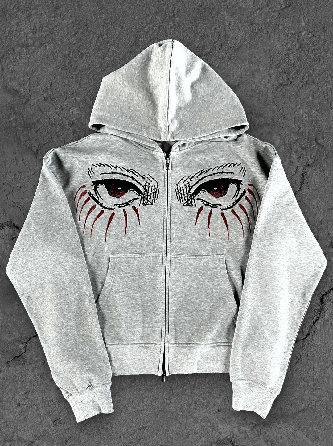 aot zip up grey