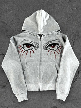 “AOT” Zip-Up (Grey)