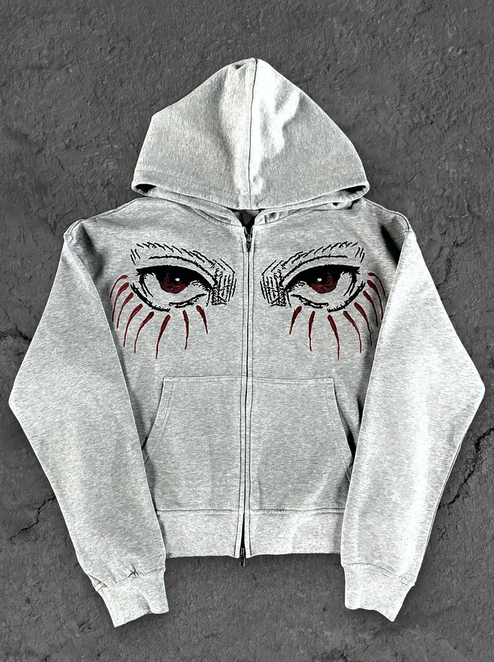 “AOT” Zip-Up (Grey)