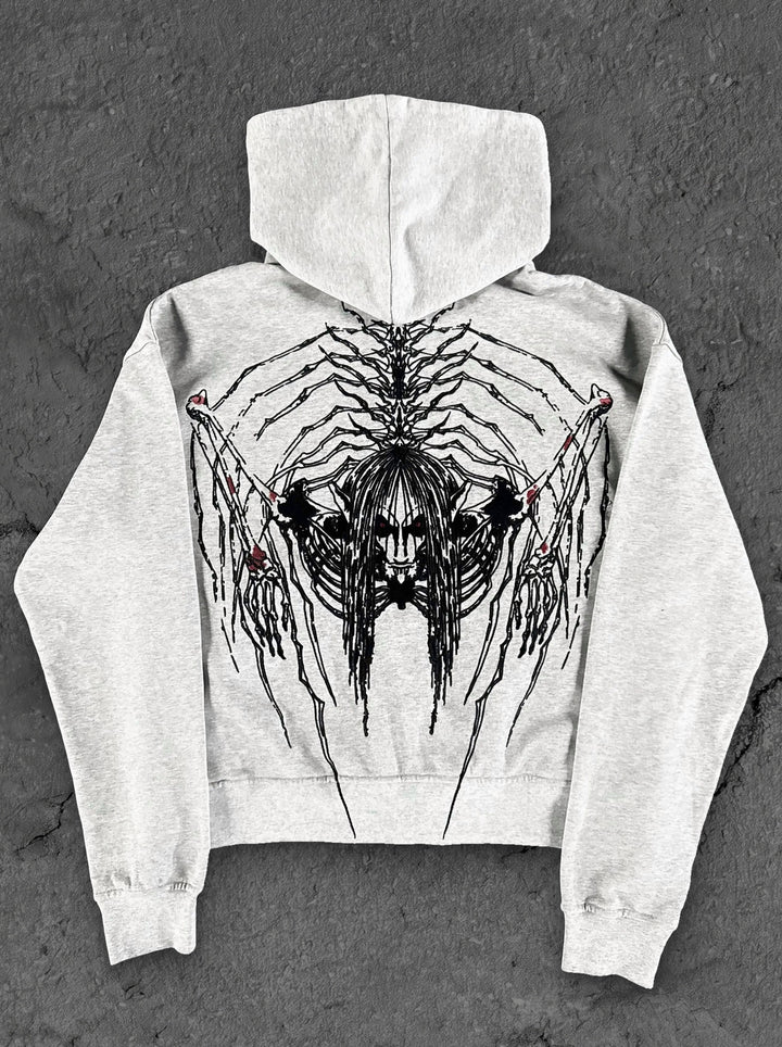 aot zip up grey