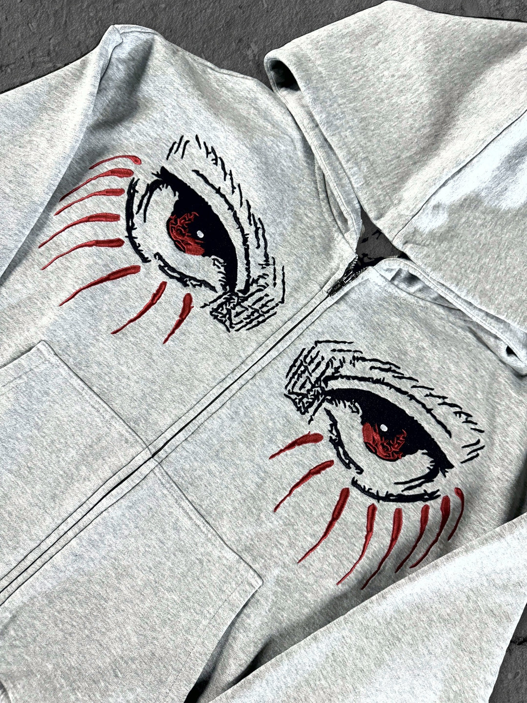 aot zip up grey