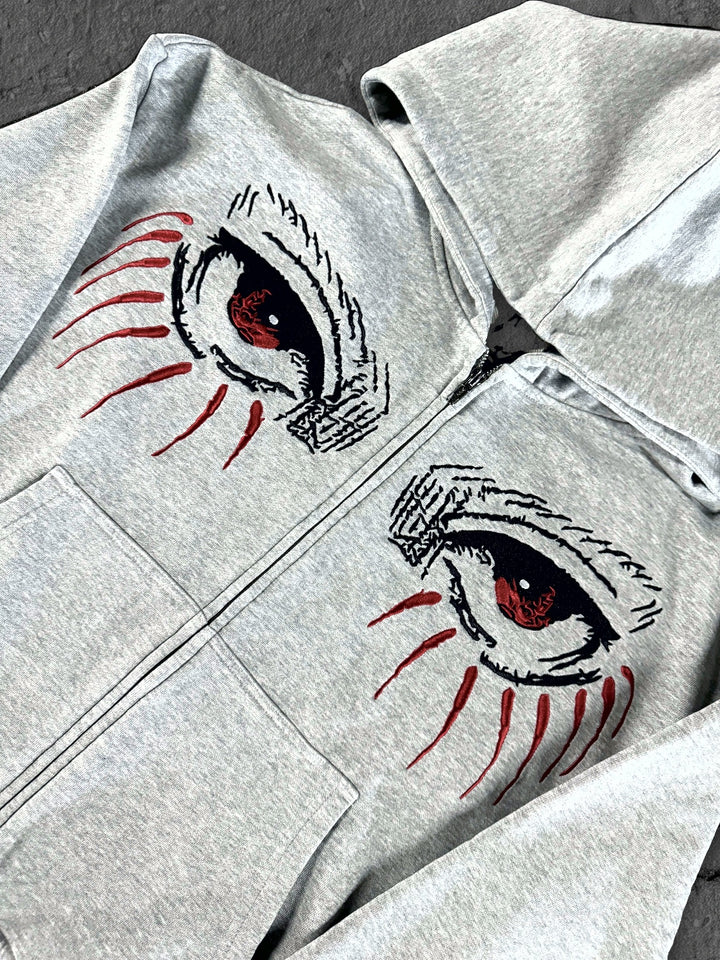 aot zip up grey