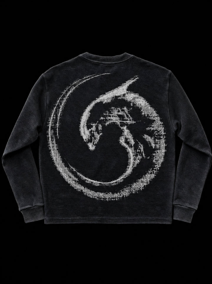 “2-Alien” Sweatshirt — on black back