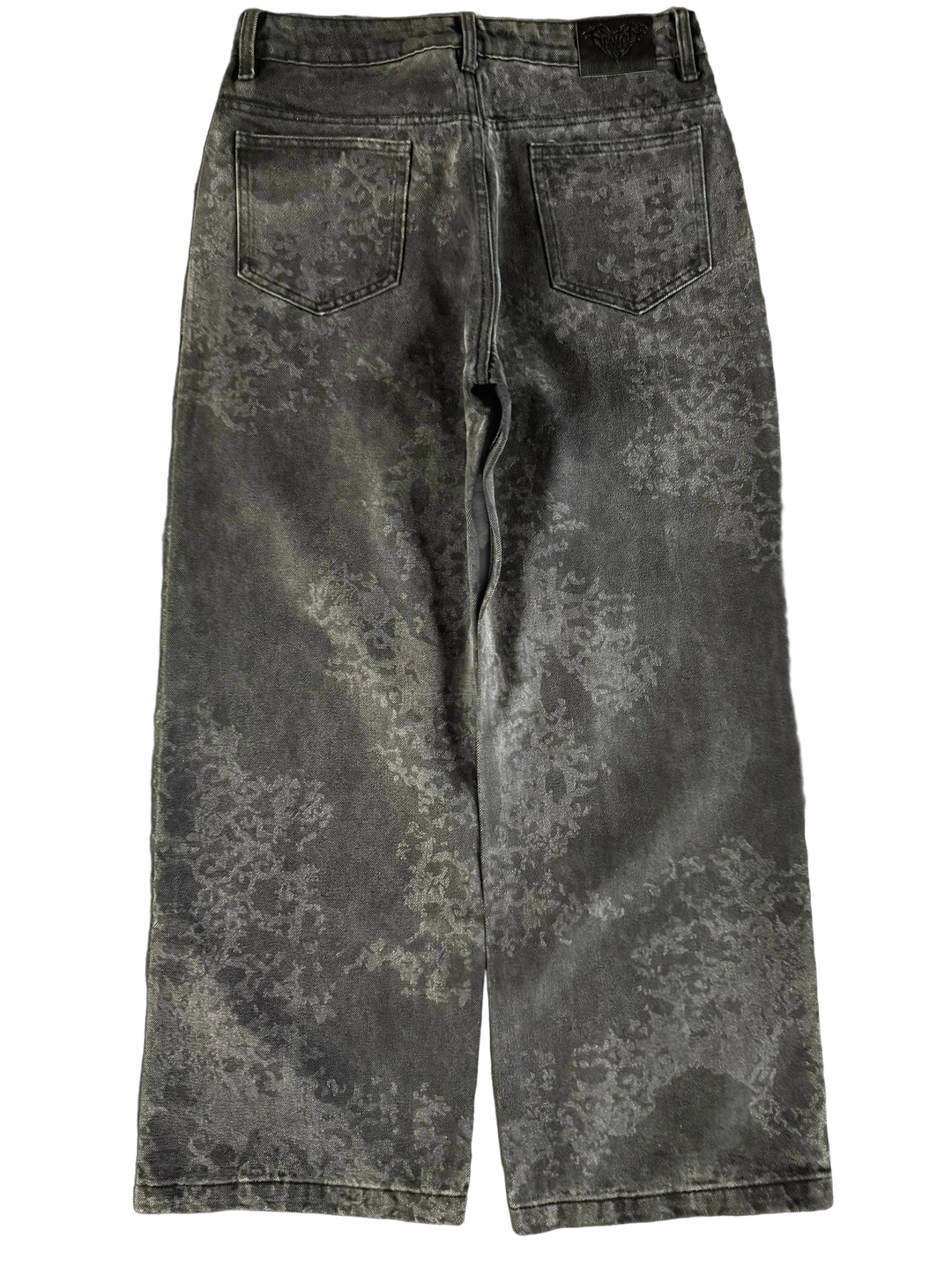 abstract-jeans-olive cutout back