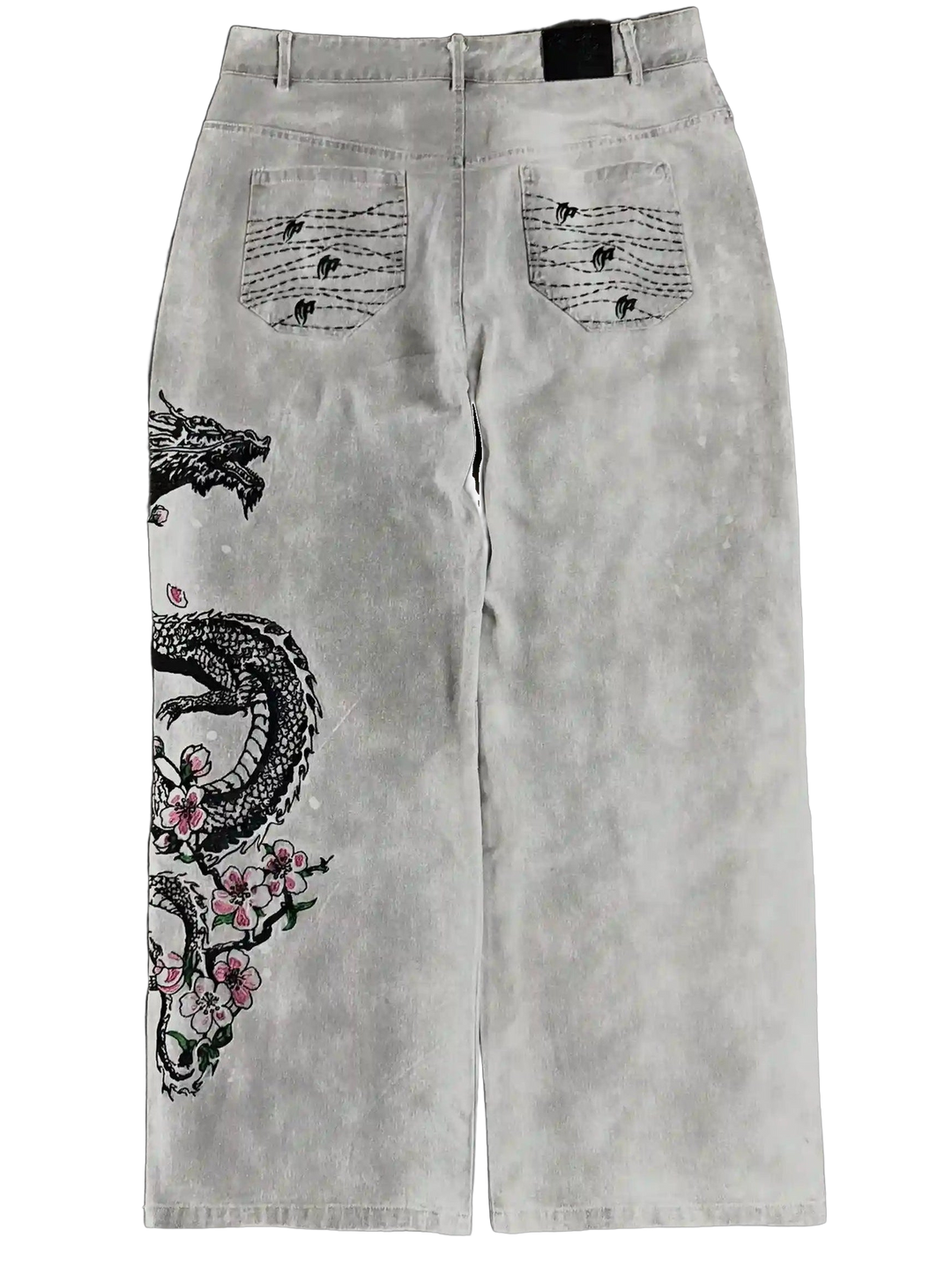 dragon-jeans-white cutout back