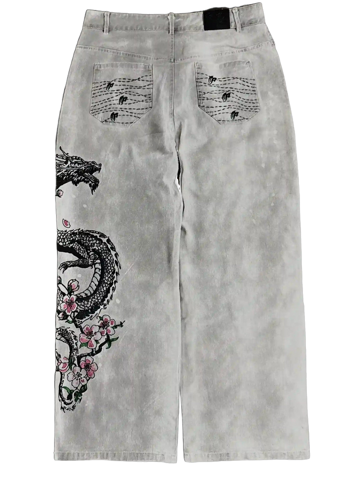 dragon-jeans-white cutout back
