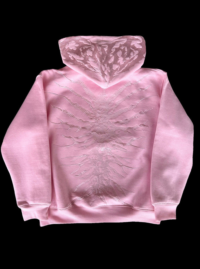 “Ghoul” Zip-Up (Light Pink)