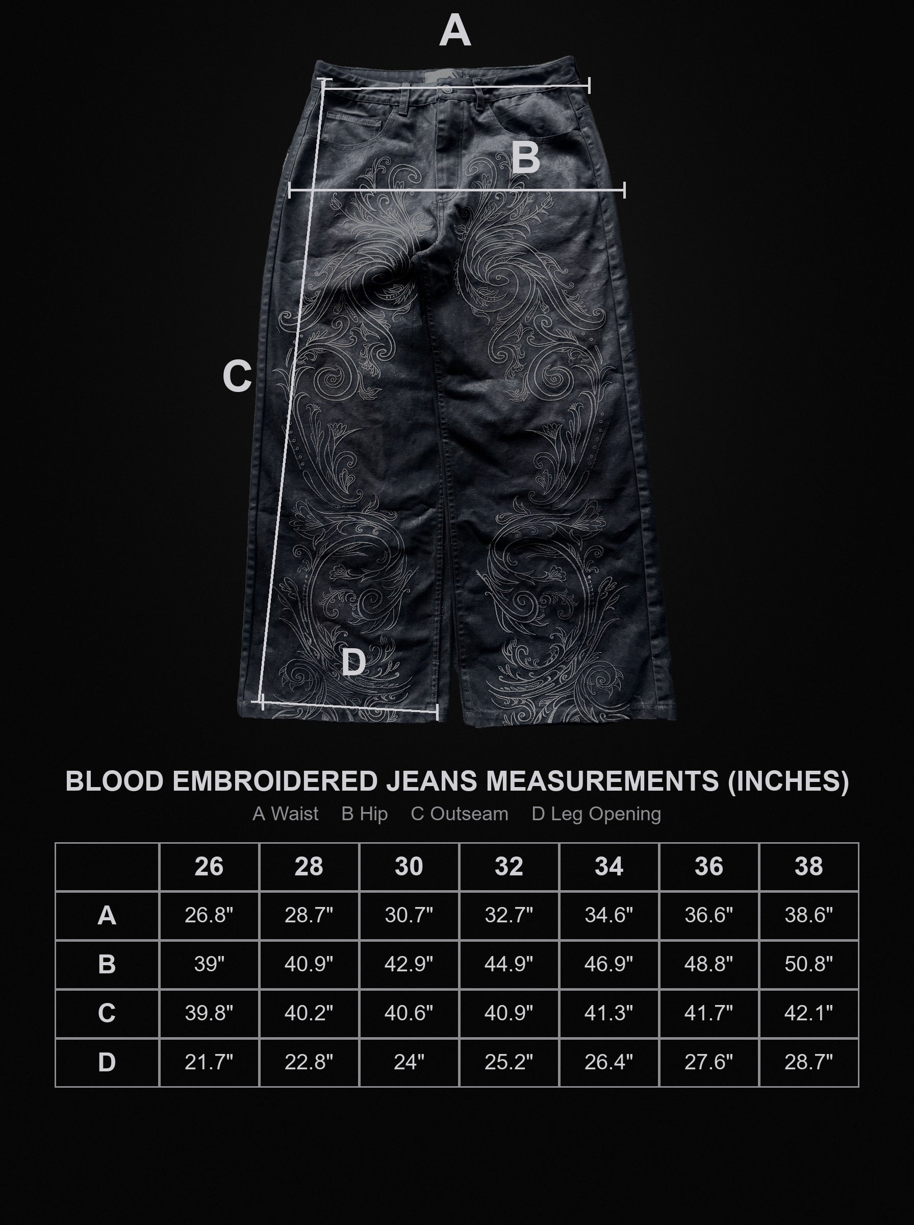 raccoon size chart