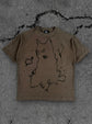 “Cat” T-Shirt (Coffee)