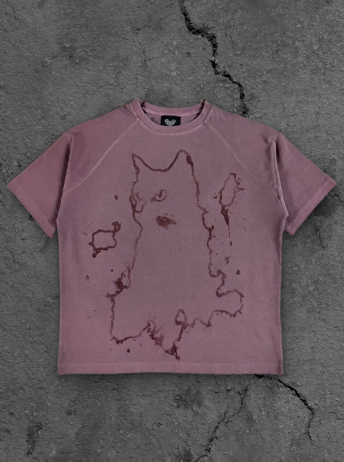 “Cat” T-Shirt (Pink)