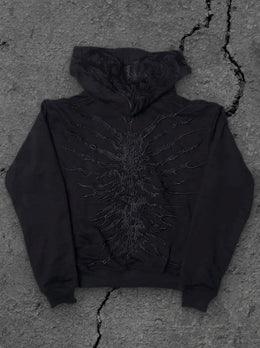 “Ghoul” Zip-Up (Black)