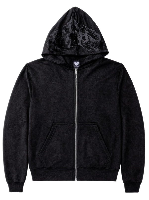 “Ghoul” Zip-Up (Black) - Second Image