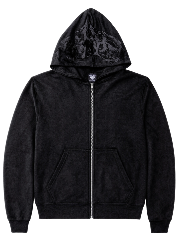 “Ghoul” Zip-Up (Black)
