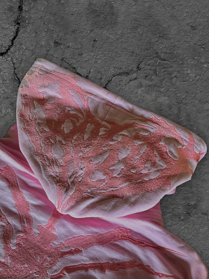 copy ghoul hoodie light pink