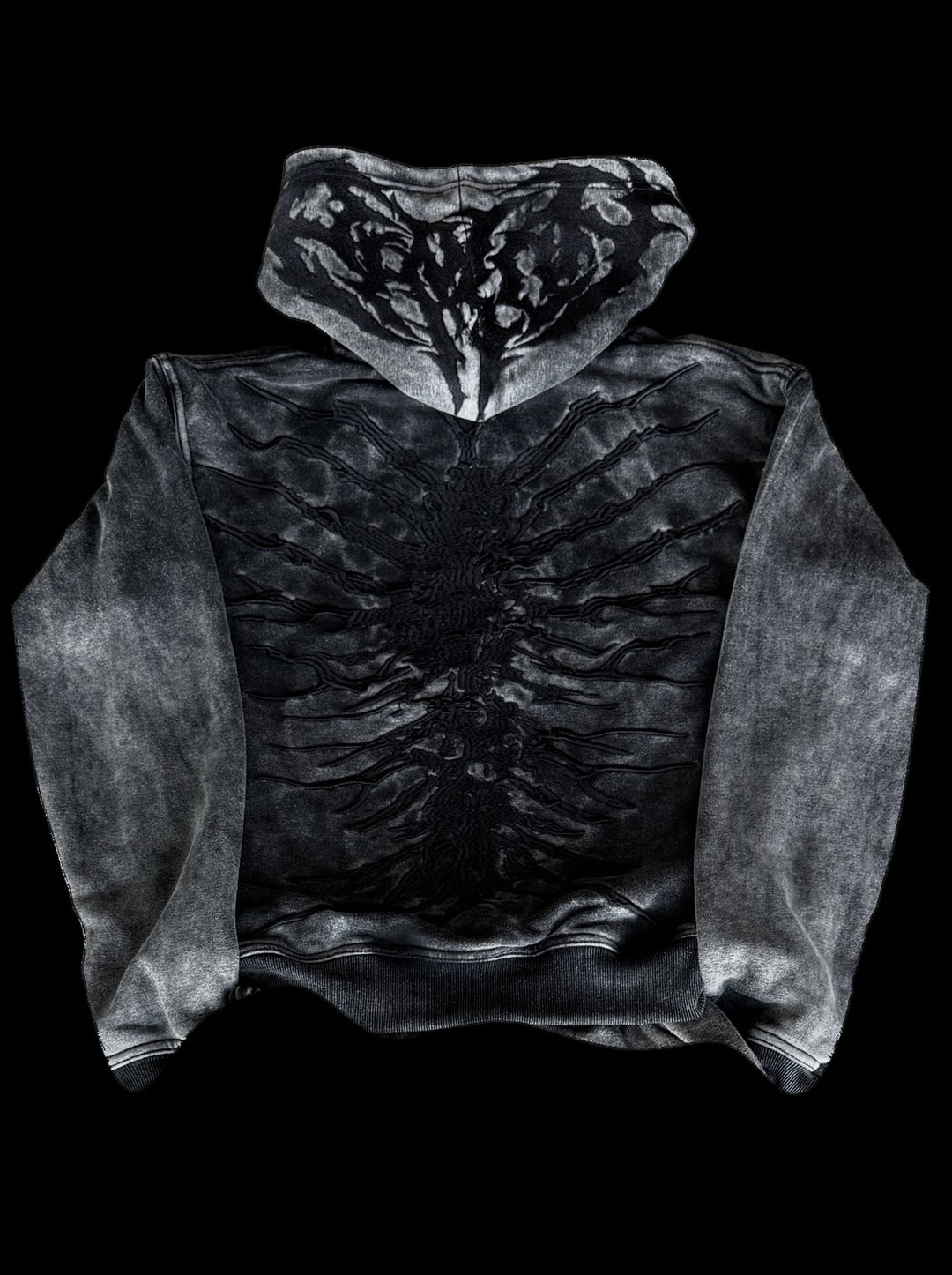 Ghoul Zip-Up (Washed Black)