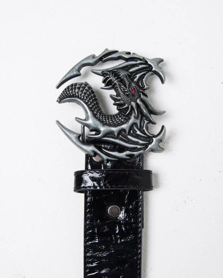 "Dragon" Belt (Satin Black) - pholoh
