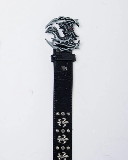"Dragon" Belt (Satin Black) - pholoh