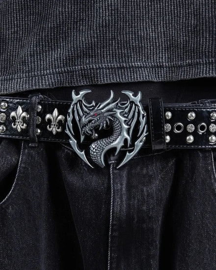 "Dragon" Belt (Satin Black) pholoh