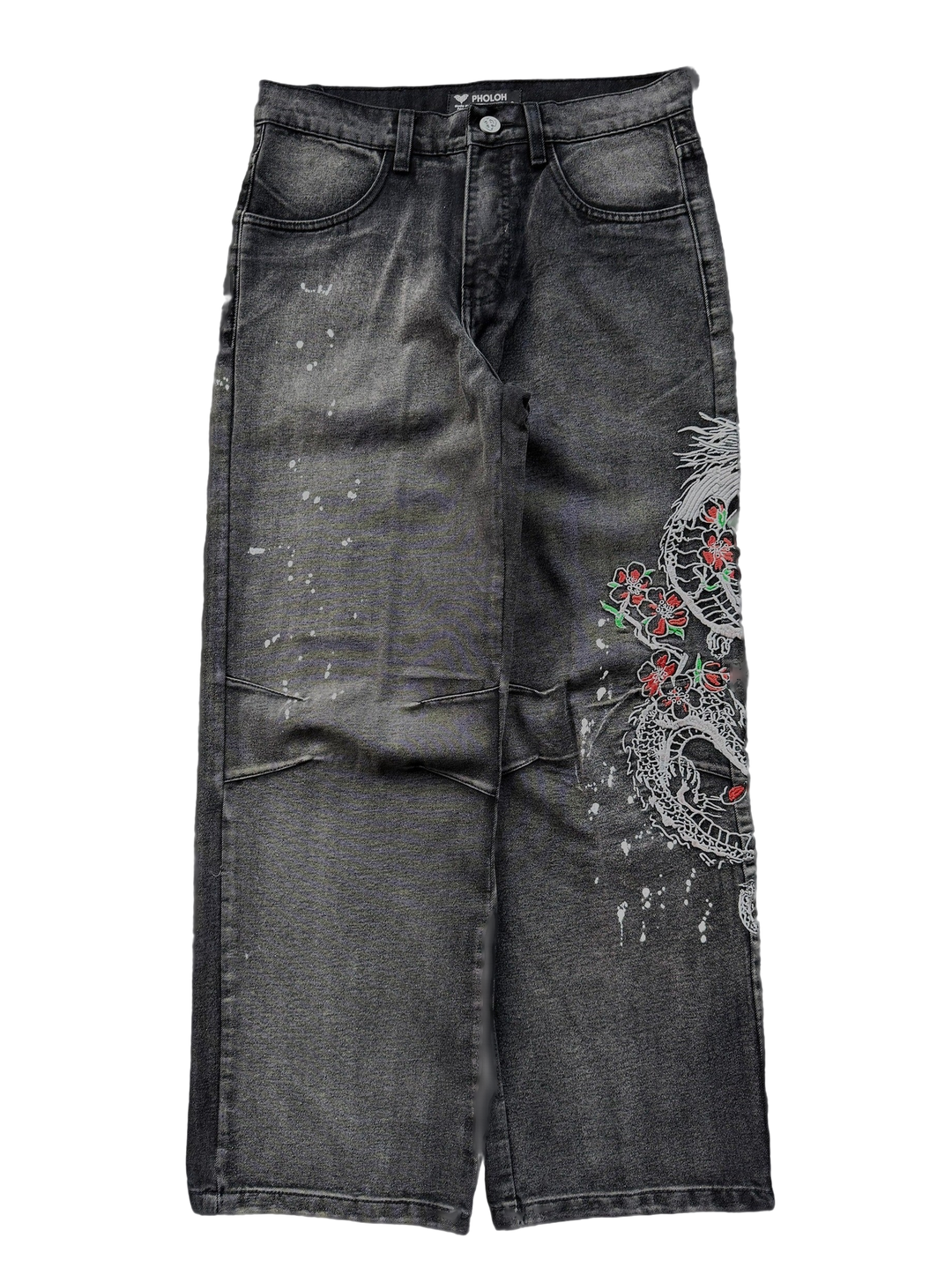 “Dragon” Jeans (Washed Black)