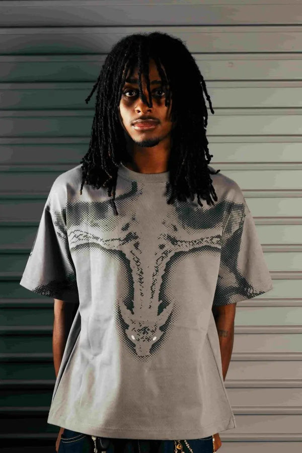 “Dragon” T-Shirt (Grey) - Second Image