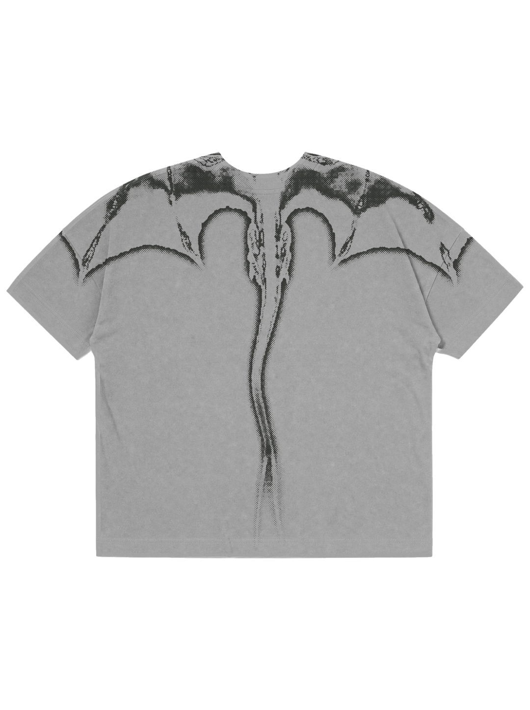 Dragon T-Shirt Grey back