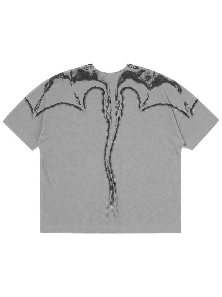 Dragon T-Shirt Grey back