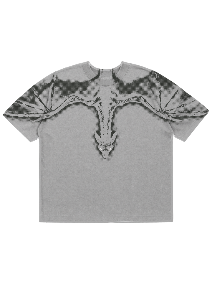Dragon T-Shirt Grey front