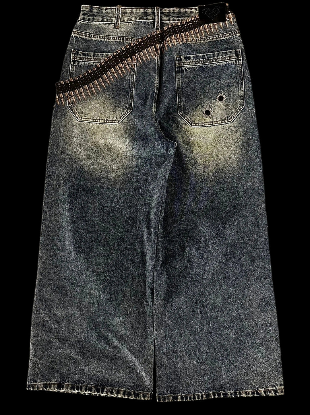 "Bullet” Jeans (Blue) — on black